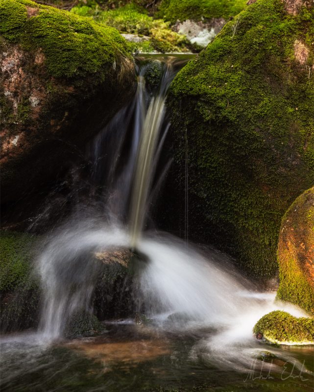 Litet vattenfall i Skuleskogen